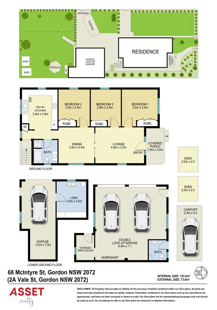 Floorplan of Homely house listing, 68 Mcintyre Street, Gordon NSW 2072