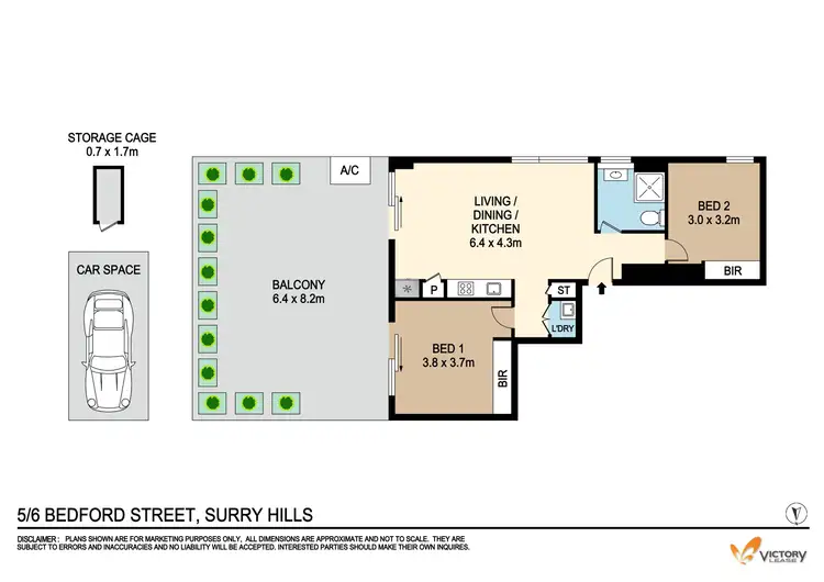 Floorplan of Homely apartment listing, 5/6 Bedford Street, Surry Hills NSW 2010