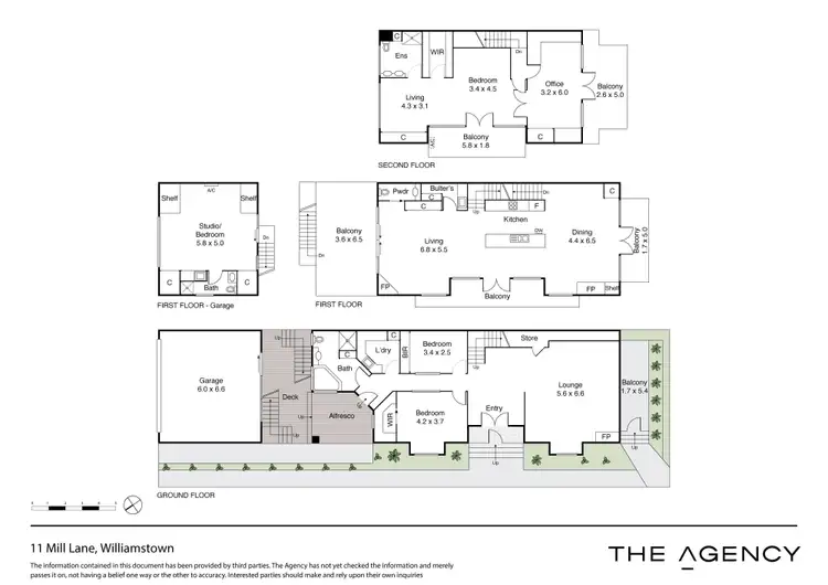 Floorplan of Homely house listing, 11 Mill Lane, Williamstown VIC 3016