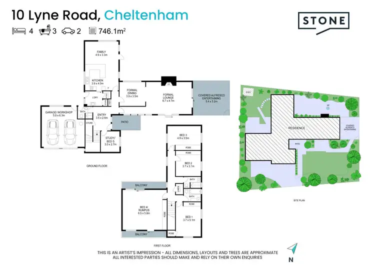 Floorplan of Homely house listing, 10 Lyne Road, Cheltenham NSW 2119