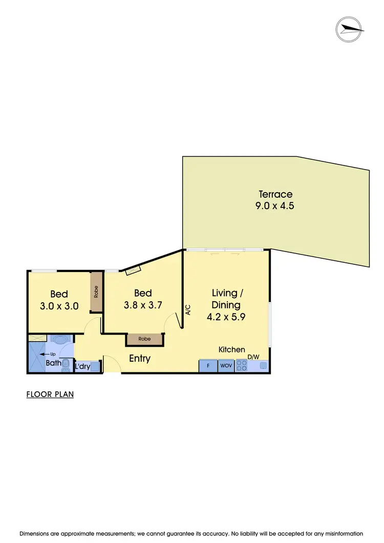 Floorplan of Homely apartment listing, 109/112 Pier Street, Altona VIC 3018