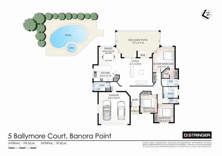 Floorplan of Homely house listing, 5 Ballymore Court, Banora Point NSW 2486