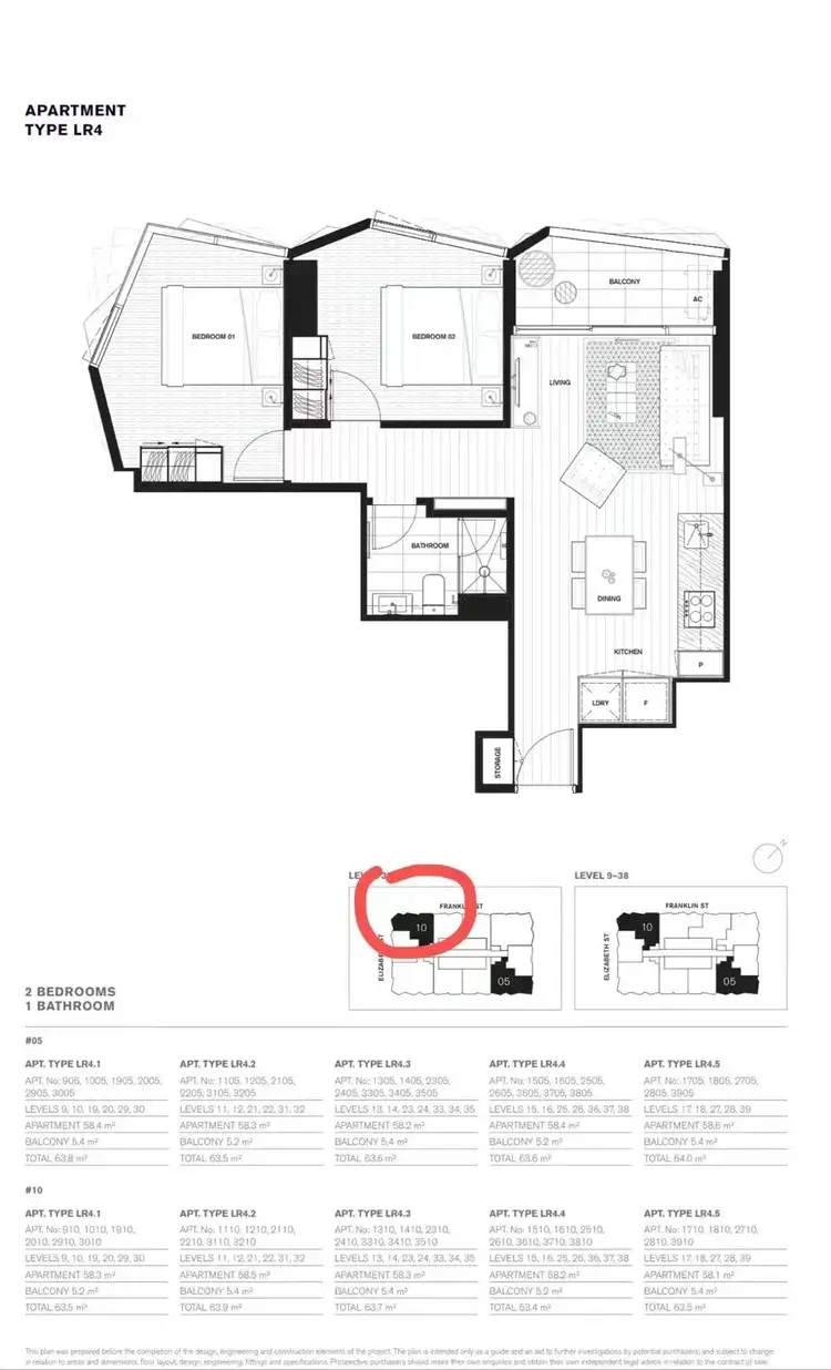 Floorplan of Homely apartment listing, 1209/442 Elizabeth Street, Melbourne VIC 3000