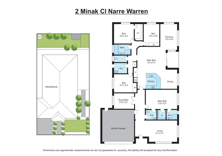 Floorplan of Homely house listing, 2 Minak Close, Narre Warren South VIC 3805