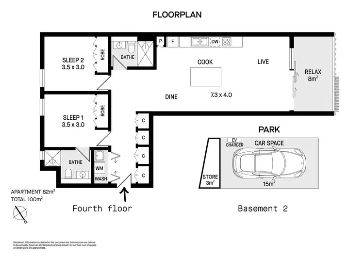 Floorplan of Homely apartment listing, 13/236 Illawarra Road, Marrickville NSW 2204