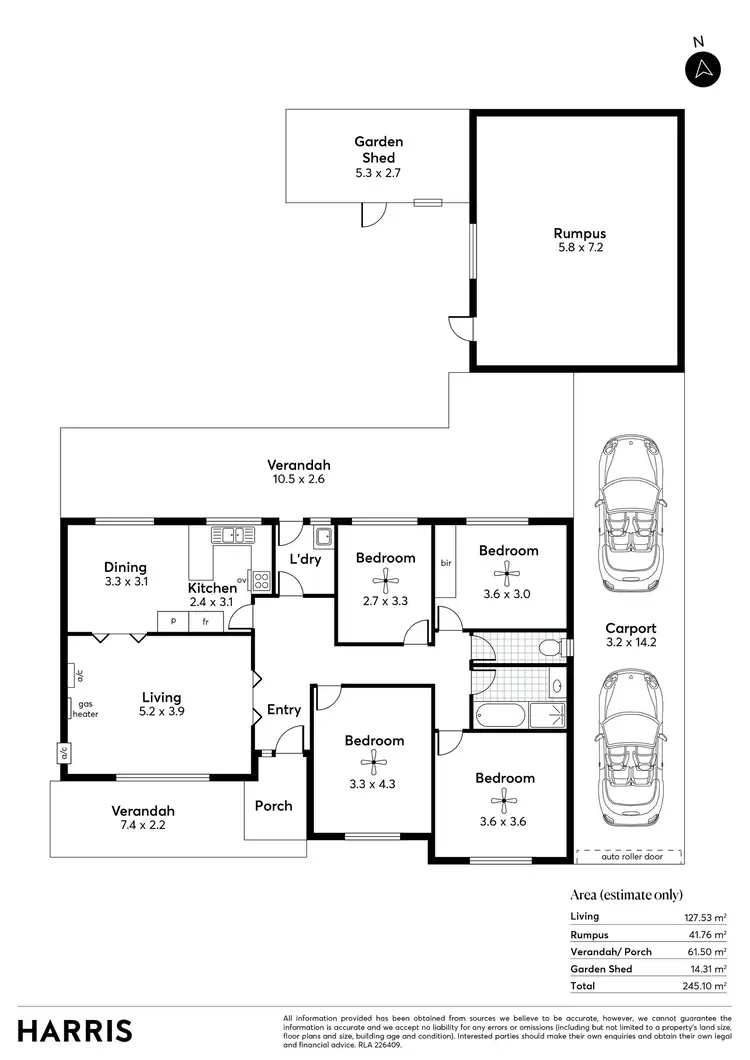 Floorplan of Homely house listing, 27 Inglebrae Crescent, Salisbury Park SA 5109