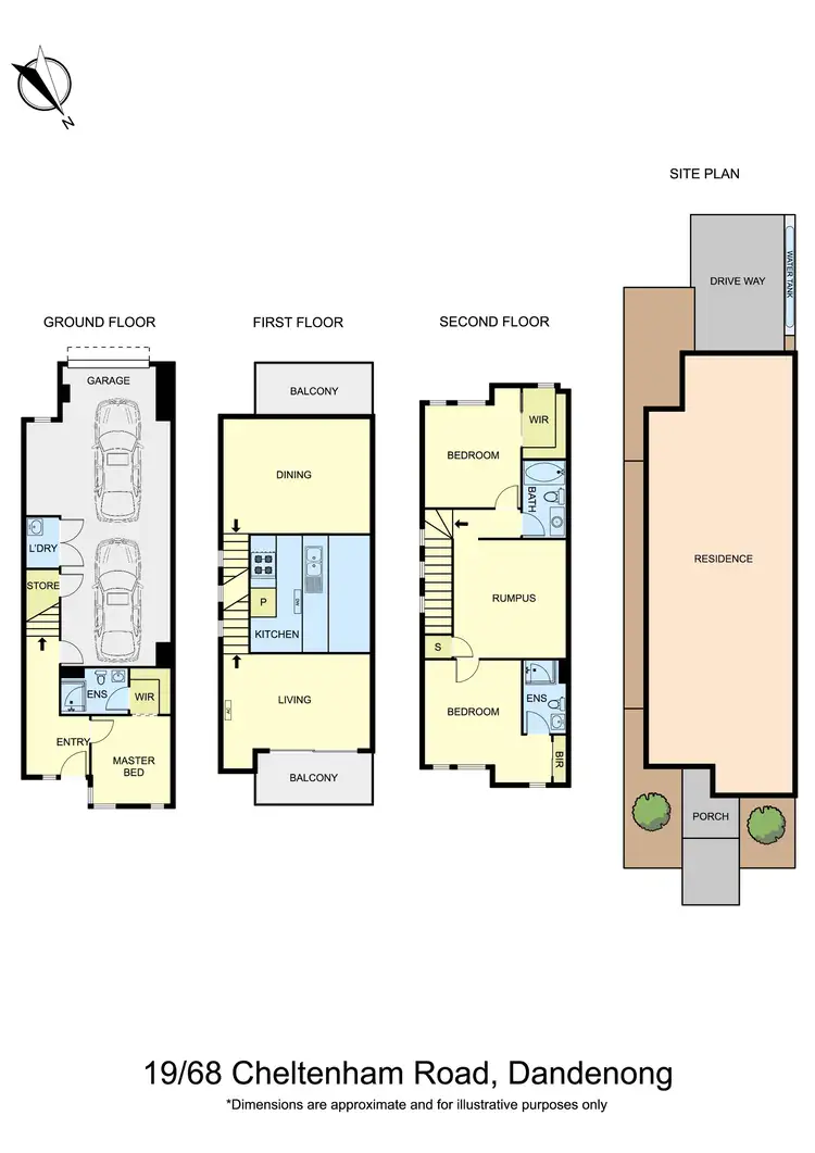 Floorplan of Homely townhouse listing, 19/68 Cheltenham Road, Dandenong VIC 3175