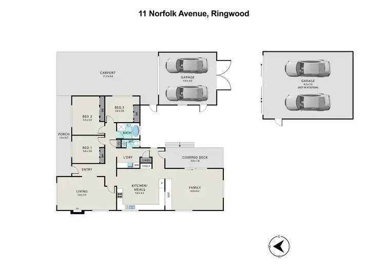 Floorplan of Homely house listing, 11 Norfolk Avenue, Ringwood VIC 3134