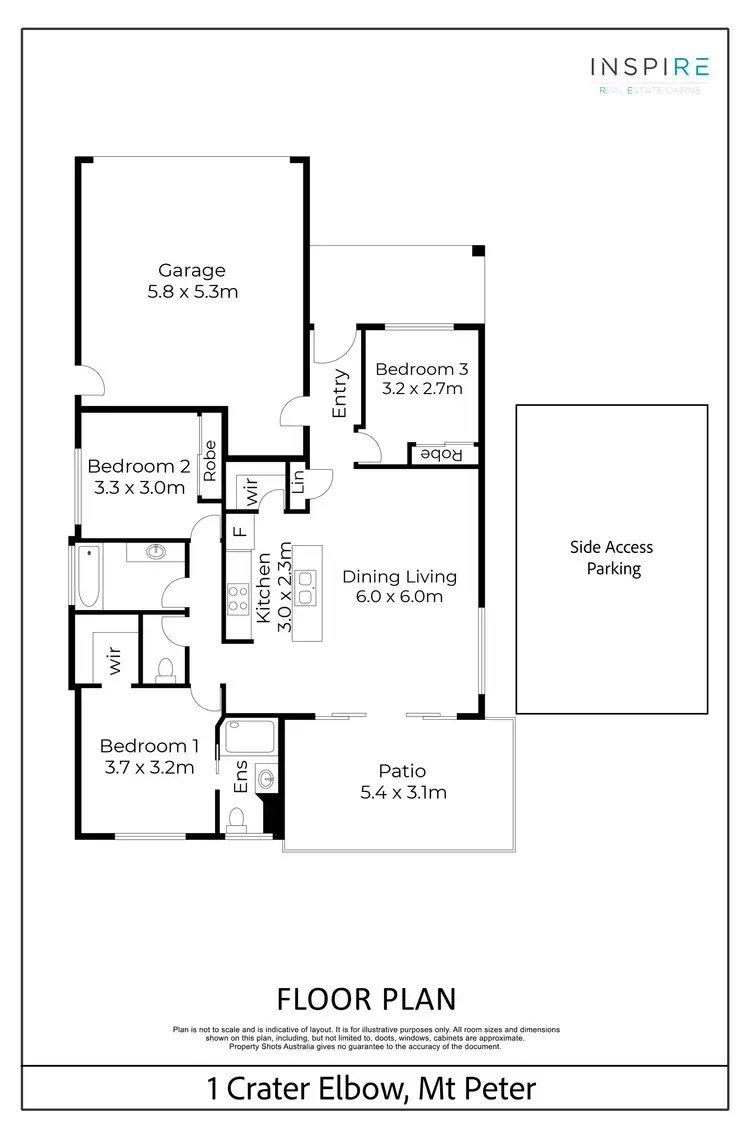Floorplan of Homely house listing, 1 Crater Elbow, Mount Peter QLD 4869