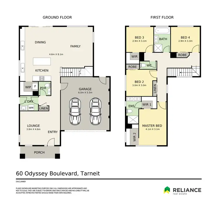 Floorplan of Homely house listing, 60 Odyssey Boulevard, Tarneit VIC 3029