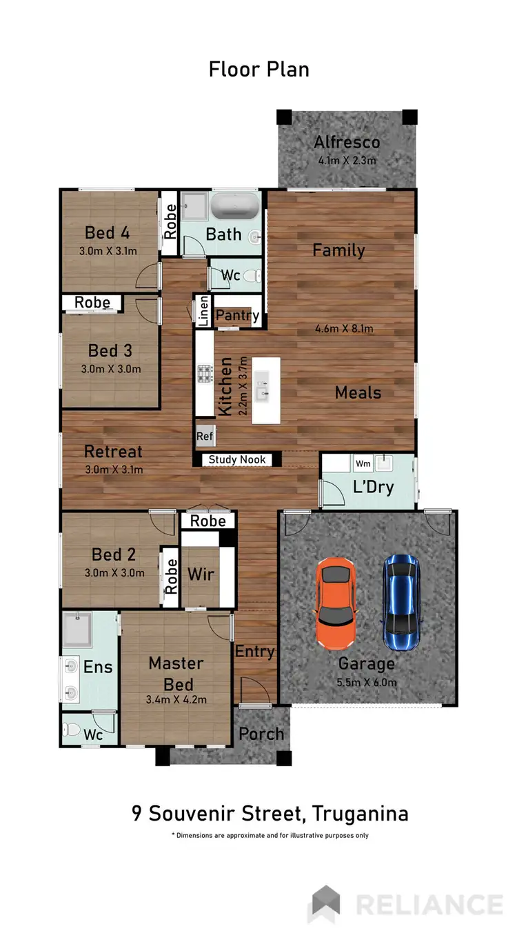 Floorplan of Homely house listing, 9 Souvenir Street, Truganina VIC 3029