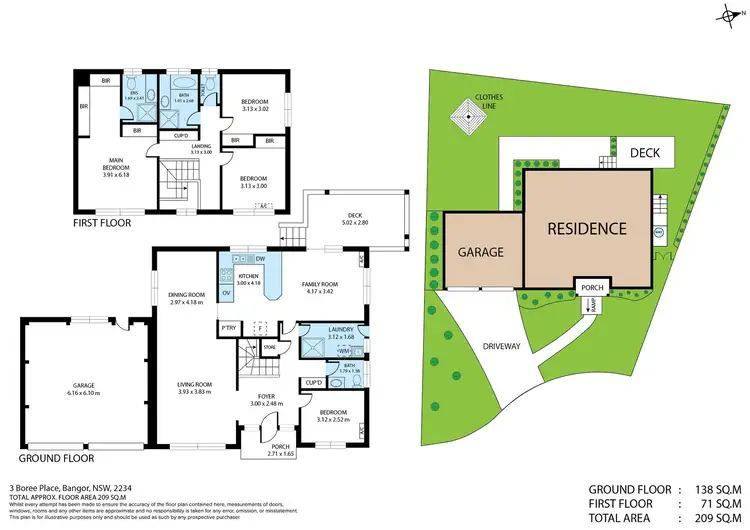 Floorplan of Homely house listing, 3 Boree Place, Bangor NSW 2234