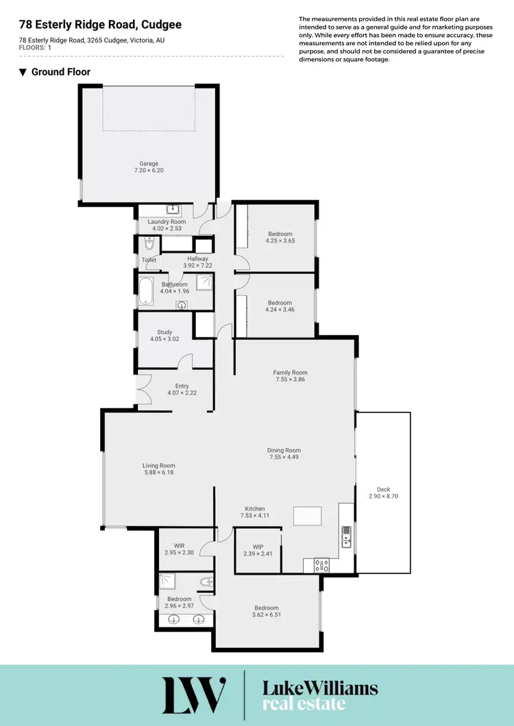 Floorplan of Homely house listing, 78 Esterly Ridge Road, Cudgee VIC 3265
