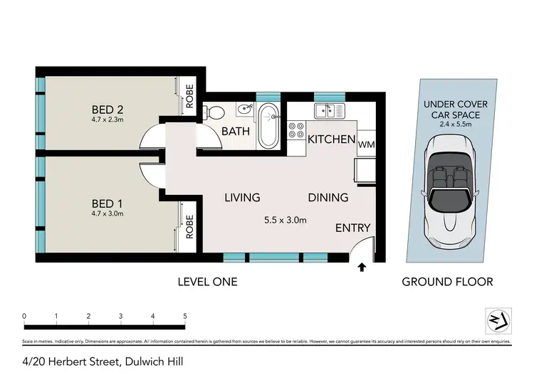 Floorplan of Homely apartment listing, 4/20 Herbert Street, Dulwich Hill NSW 2203