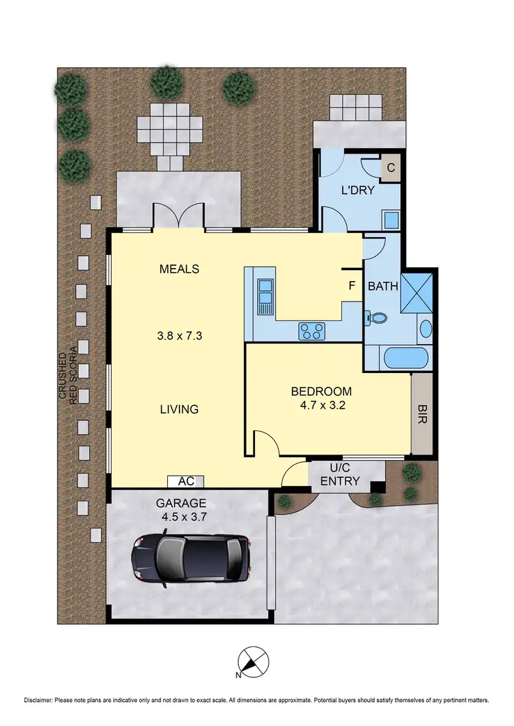 Floorplan of Homely unit listing, 7/84-86 Pine Street, Reservoir VIC 3073