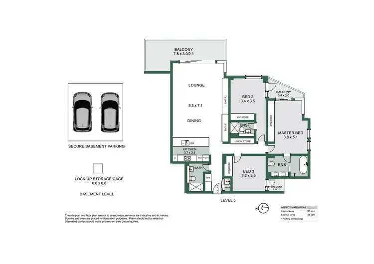 Floorplan of Homely unit listing, 504/26 Whistler Street, Manly NSW 2095