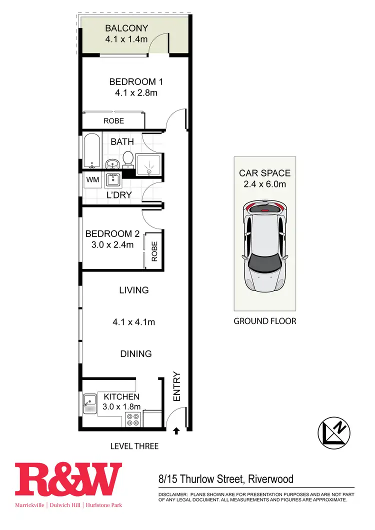 Floorplan of Homely apartment listing, 8/15 Thurlow Street, Riverwood NSW 2210