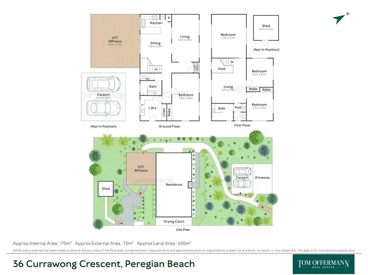 Floorplan of Homely house listing, 36 Currawong Crescent, Peregian Beach QLD 4573