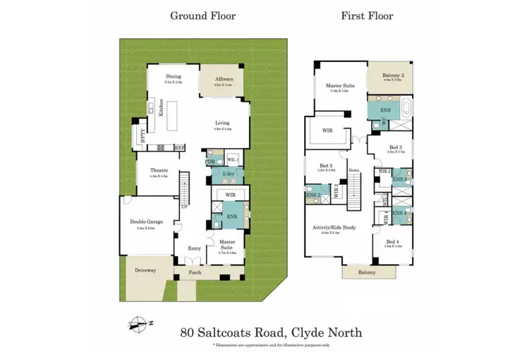 Floorplan of Homely house listing, 80 Saltcoats Road, Clyde North VIC 3978
