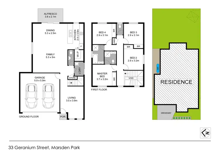Floorplan of Homely house listing, 33 Geranium Street, Marsden Park NSW 2765