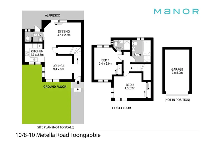 Floorplan of Homely townhouse listing, 10/8-10 Metella Road, Toongabbie NSW 2146