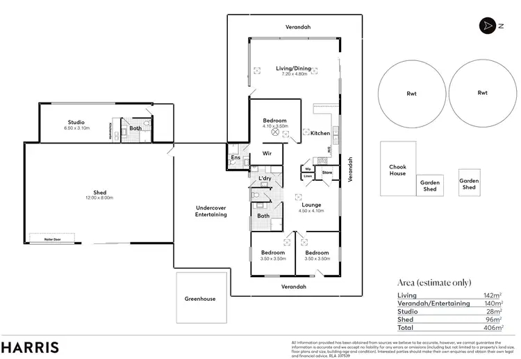 Floorplan of Homely rural property listing, 74 Williams Road, Cape Jervis SA 5204