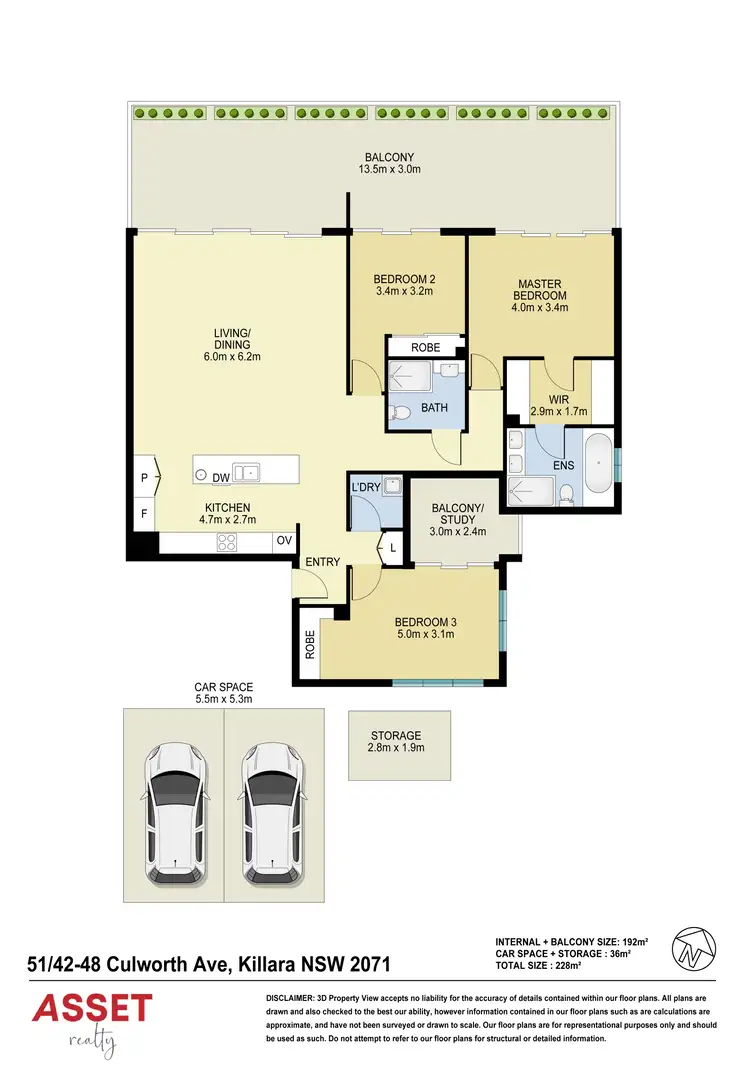 Floorplan of Homely unit listing, 51/42-48 Culworth Avenue, Killara NSW 2071