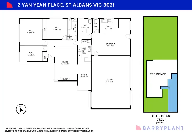 Floorplan of Homely house listing, 44 George Street, St Albans VIC 3021