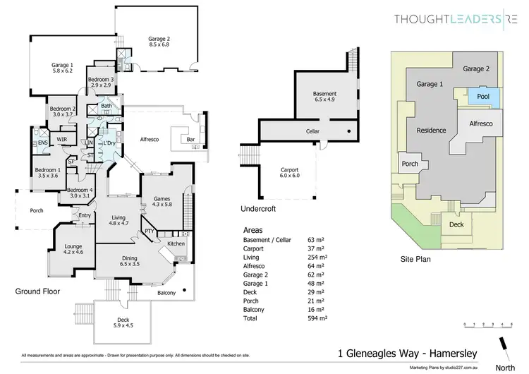 Floorplan of Homely house listing, 1 Gleneagles Way, Hamersley WA 6022