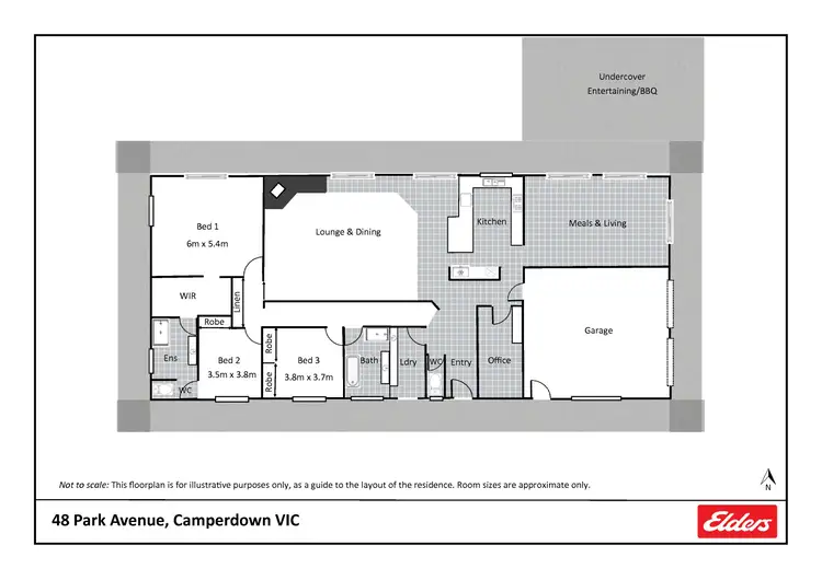 Floorplan of Homely house listing, 48 Park Avenue, Camperdown VIC 3260