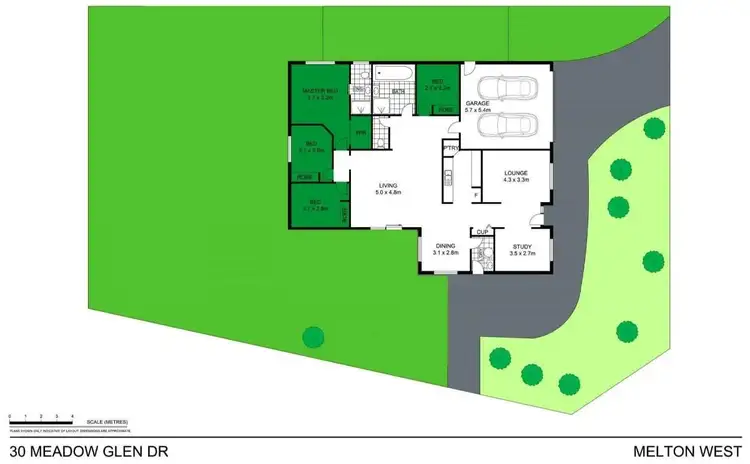 Floorplan of Homely house listing, 30 Meadow Glen Drive, Melton West VIC 3337