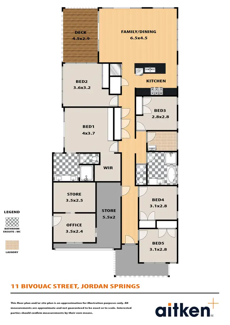 Floorplan of Homely house listing, 11 Bivouac Street, Jordan Springs NSW 2747