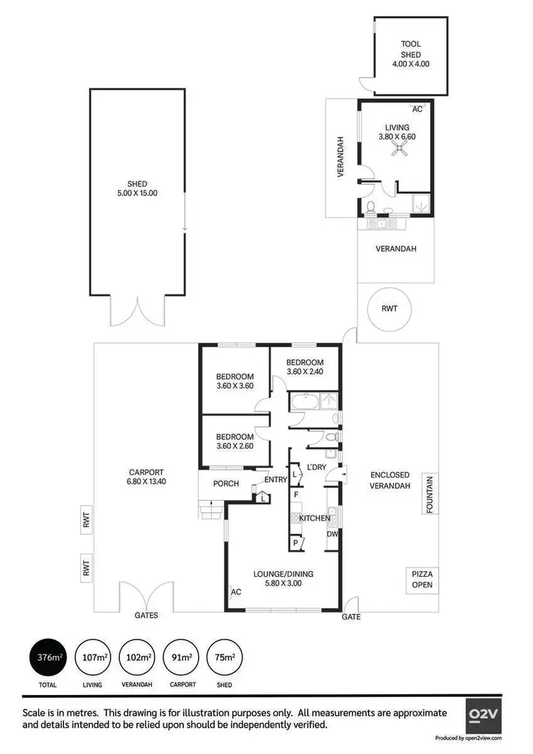 Floorplan of Homely house listing, 6 Golf Terrace, Ardrossan SA 5571