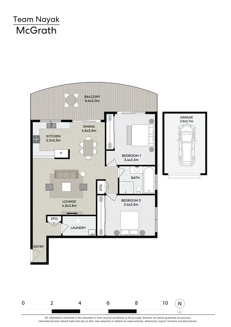 Floorplan of Homely unit listing, 11/176 Station Street, Wentworthville NSW 2145