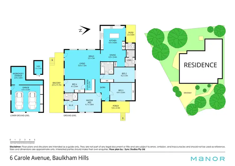 Floorplan of Homely house listing, 6 Carole Avenue, Baulkham Hills NSW 2153