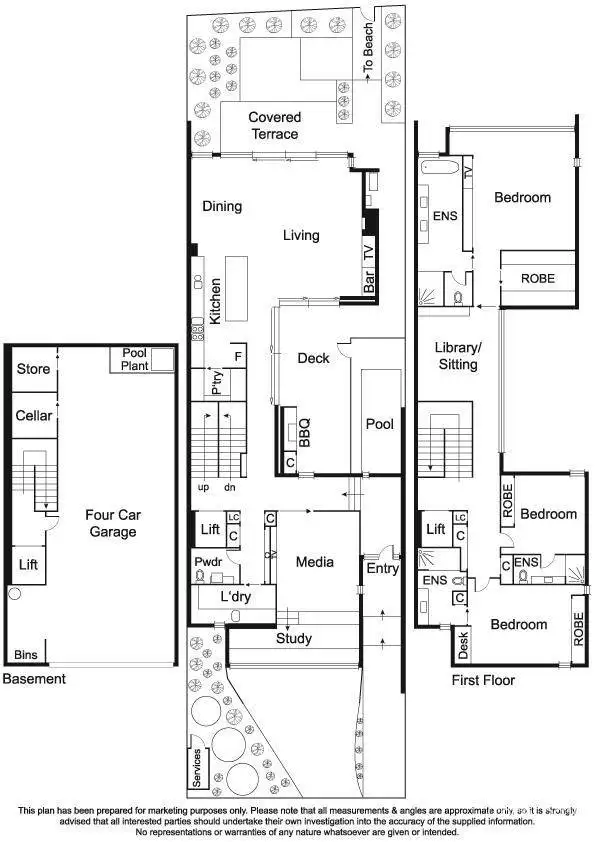 Floorplan of Homely townhouse listing, 38 Bowman Street, Aspendale VIC 3195