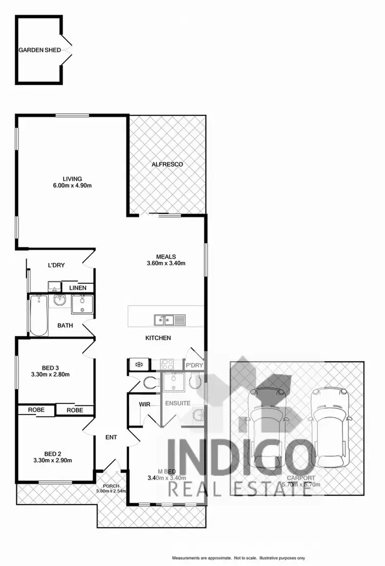 Floorplan of Homely house listing, 16 Connel Street, Yackandandah VIC 3749
