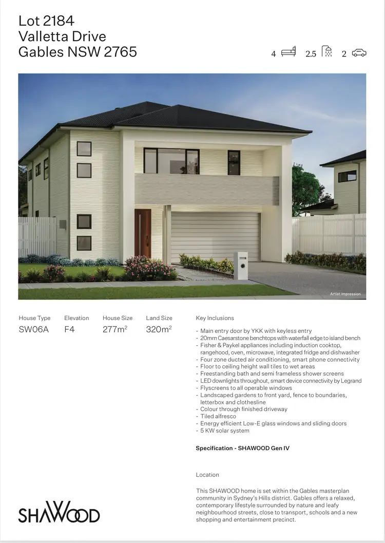 Floorplan of Homely house listing, 168 Valletta Drive, Gables NSW 2765