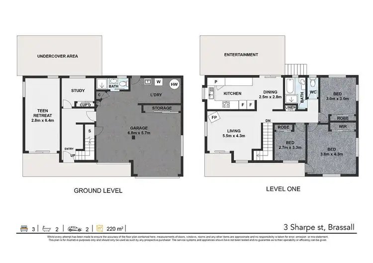 Floorplan of Homely house listing, 3 Sharpe Street, Brassall QLD 4305