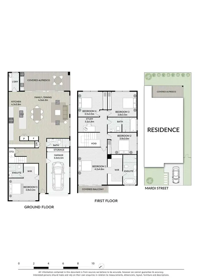 Floorplan of Homely semi-detached listing, 10a Mardi Street, Girraween NSW 2145