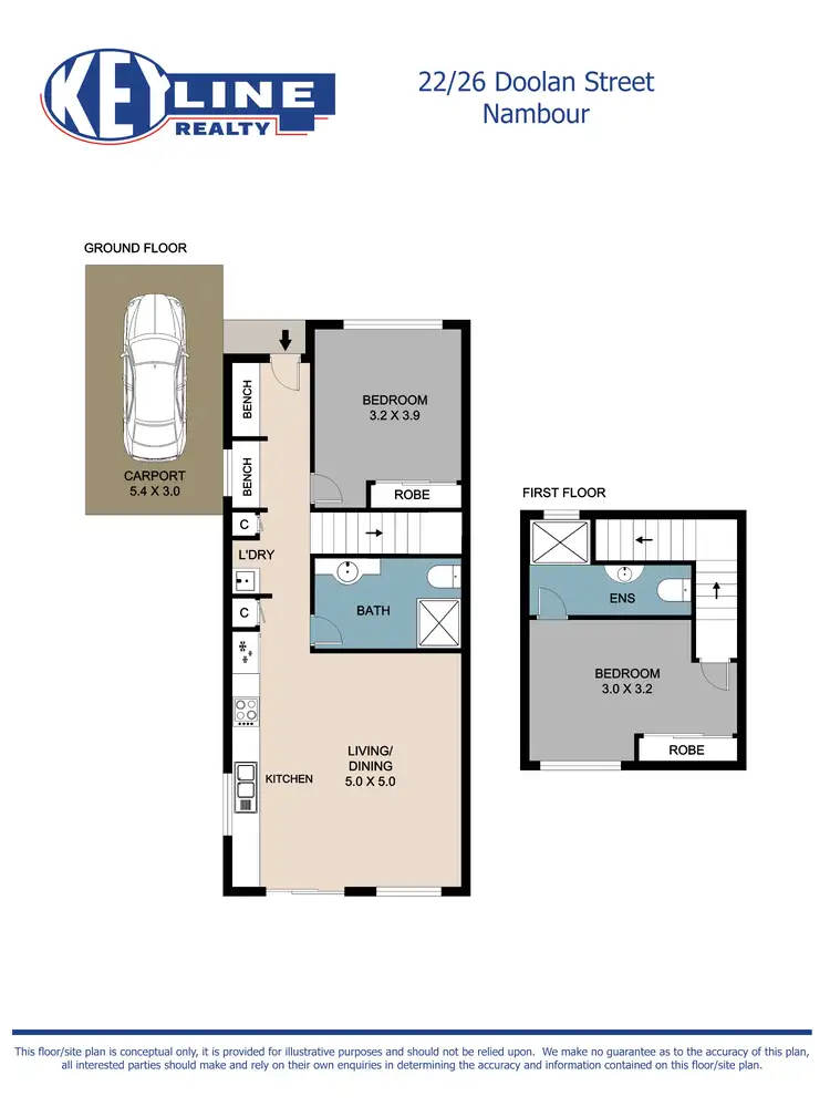 Floorplan of Homely townhouse listing, 22/26 Doolan Street, Nambour QLD 4560