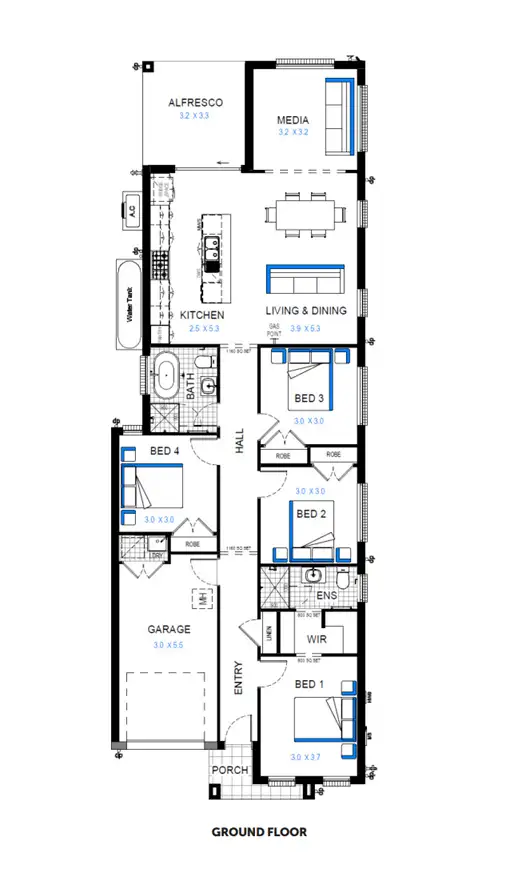 Floorplan of Homely house listing, Address available on request