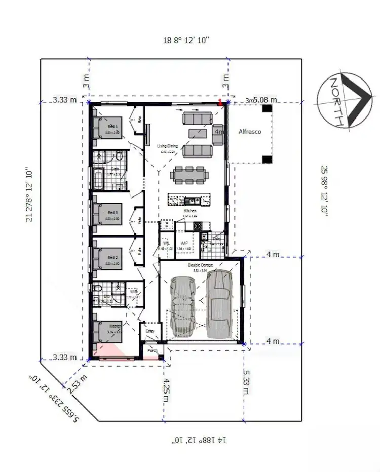 Floorplan of Homely house listing, Address available on request