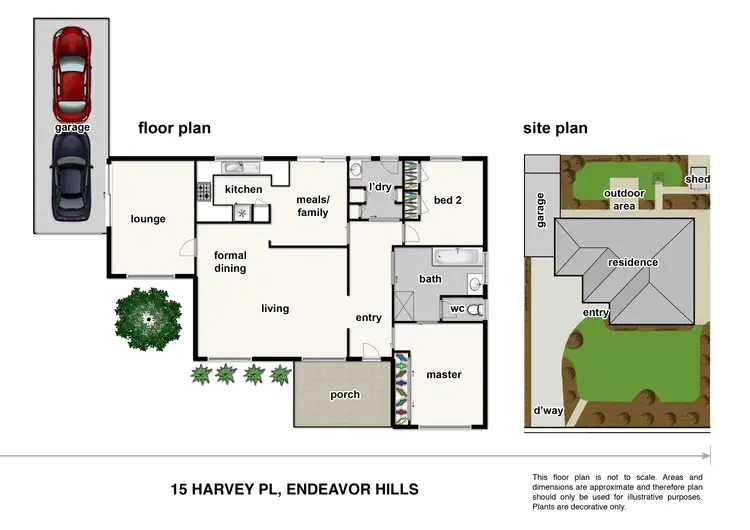 Floorplan of Homely house listing, 15 Harvey Place, Endeavour Hills VIC 3802