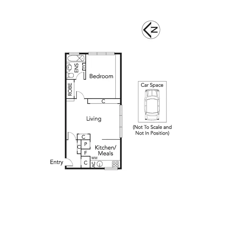 Floorplan of Homely apartment listing, 8/16 Warriston Street, Brighton VIC 3186