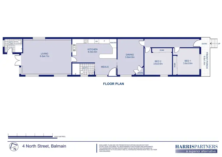 Floorplan of Homely house listing, 4 North Street, Balmain NSW 2041