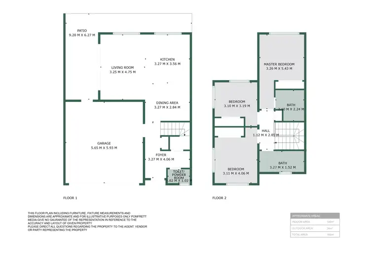 Floorplan of Homely townhouse listing, 44/245 Handford Road, Taigum QLD 4018