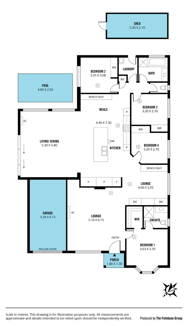 Floorplan of Homely house listing, 4 Brampton Court, Hallett Cove SA 5158
