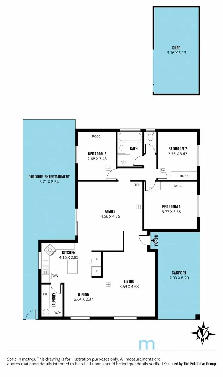Floorplan of Homely house listing, 36 Champagne Crescent, Woodcroft SA 5162