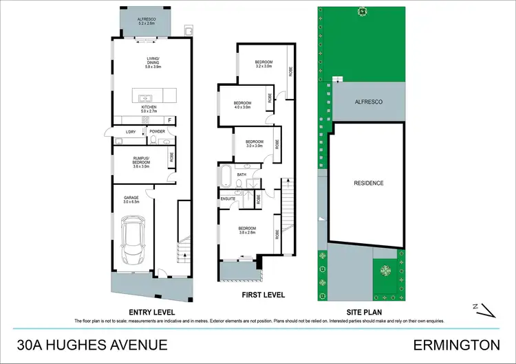 Floorplan of Homely semi-detached listing, 30A Hughes Avenue, Ermington NSW 2115